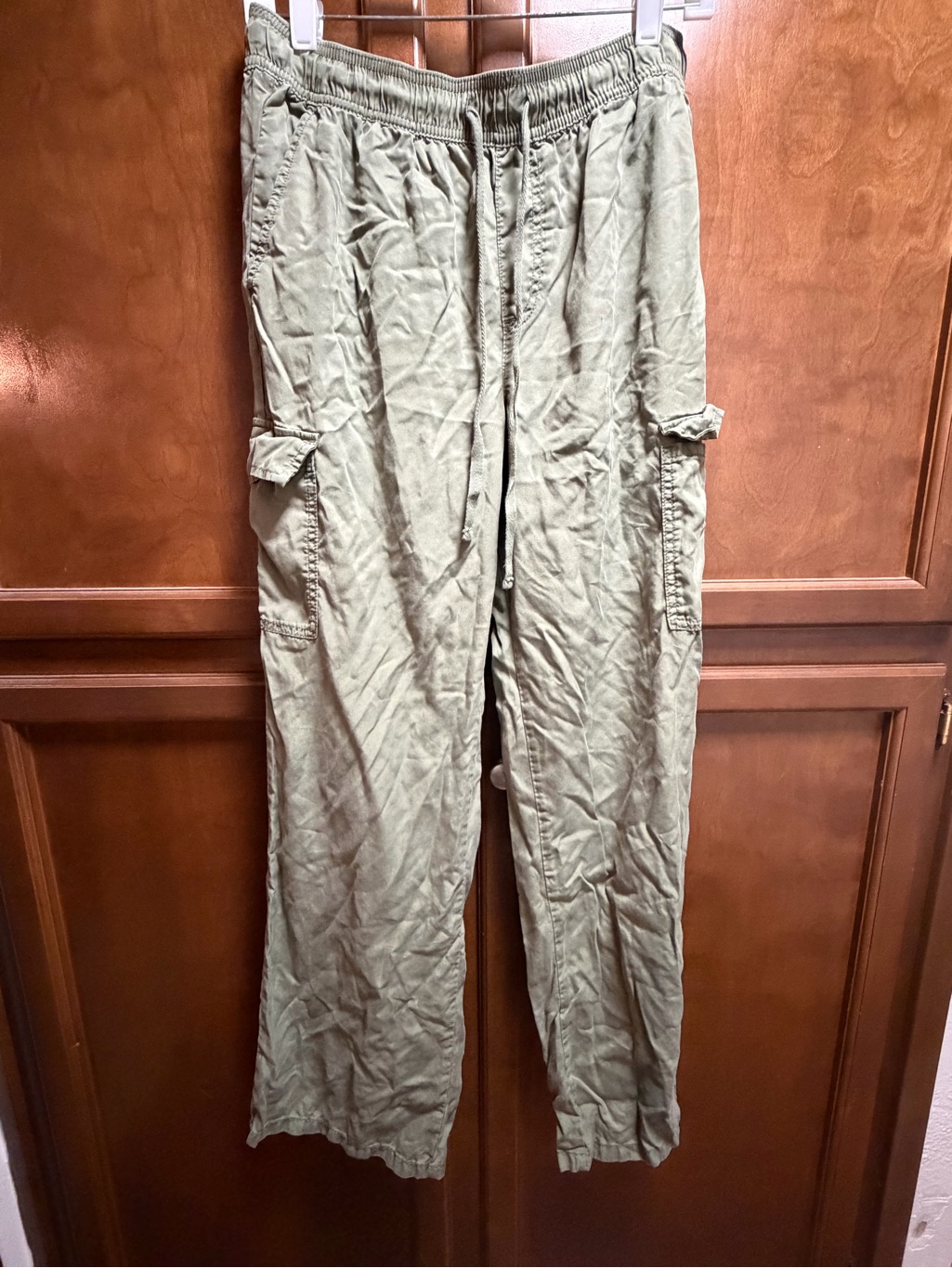 Sanctuary Olive Cargo Pants With Drawstring